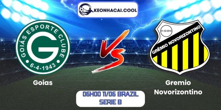 Soi kèo Goias vs Gremio Novorizontino (06h00 11/06, Brazil Serie B) 5 Goias vs Gremio Novorizontino